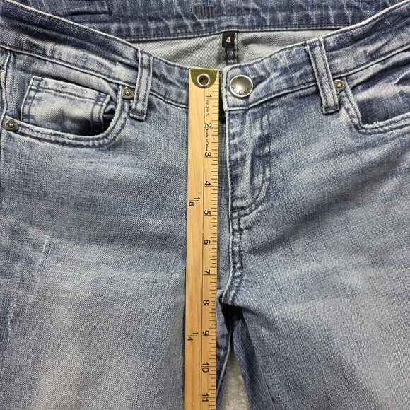 Kut From The Kloth Jeans Womens Size 4 Light Fade Catherine Boyfriend Distressed - Picture 10 of 11